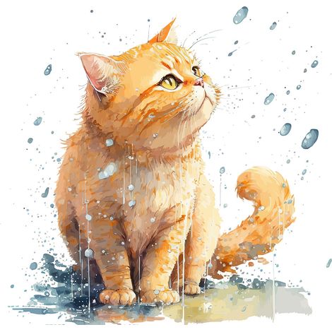 Papier peint panoramique Enfants - Chat - 130 cm x 84 cm (1/2)