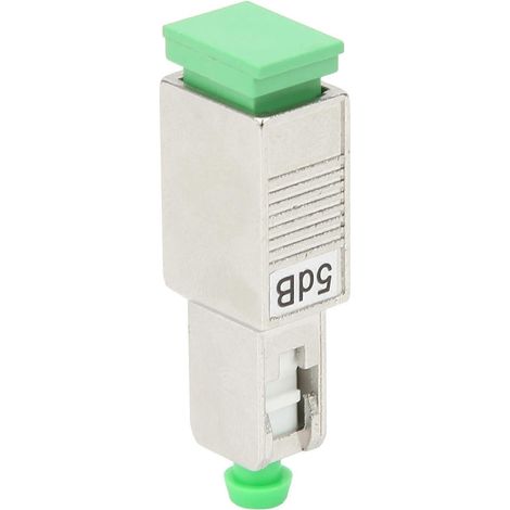 Connecteur adaptateur fibre optique, bride, fiche et prise, tête d'atténuateur SC/APC 5DB (1/4)
