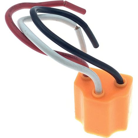 H4 car headlight socket, bulb, pure copper wire plug, relay connector, lamp holder, high temperature resistant ceramic electronics (1/4)