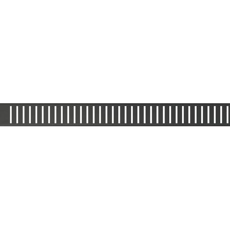 Alca - Rost für Linien-Duschrinne 95 cm, schwarz matt PURE-950BLACK (1/3)