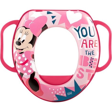 Riduttore per WC Disney Minnie Icon con maniglie imbottito BPA Free +24 Mesi