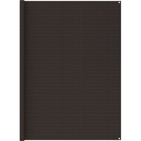 Tapis de tente Terrasse Salon Cuisine - Tapis de jardin 300x400 cm Marron BV479013 - BonneVie (1/4)