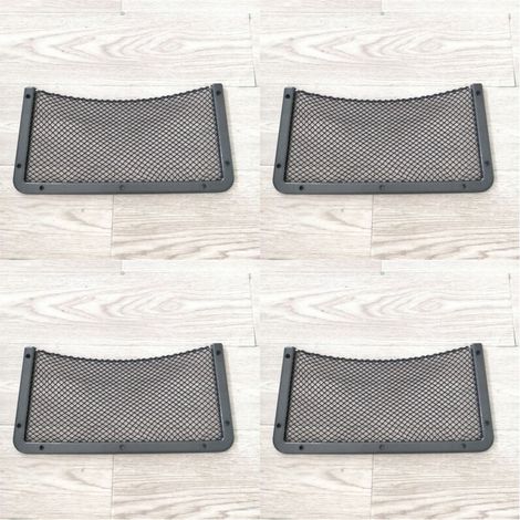 4PCS Car Storage Net 41.5x21.5CM Car Pocket Organizer Bag for Utensils/RVs/Boats/Home Elastic Net