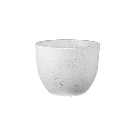 VASO CONCA 40 CM ICE GRANIGLIA PLASTECNIC