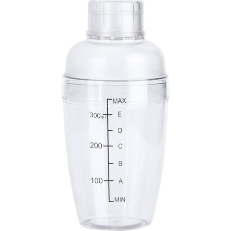 PC Cocktail Shaker échelle Lait Théière Jus Vin Tasse en Plastique Maison Bar Magasin Clair capacité Standard pour un Usage Professionnel (350ML) (1/4)