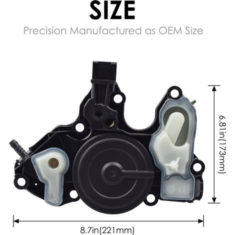 06K103495AH PCV valve oil separator suitable for Golf GTI, Jetta 1.8T, 2.0T, and 14-20 models. (1/4)
