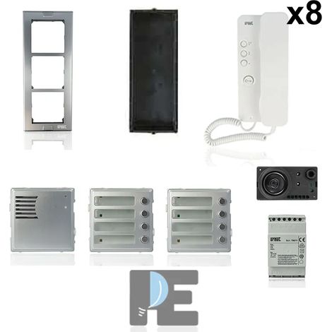 URMET 1150/308 - KIT Citofonico 8 Famiglie URMET Sinthesi