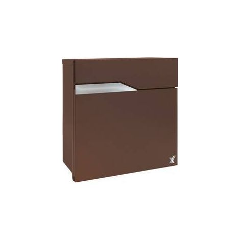 CASSETTA POSTALE ALUBOX NETTUNO 37X11X37 RUGGINE