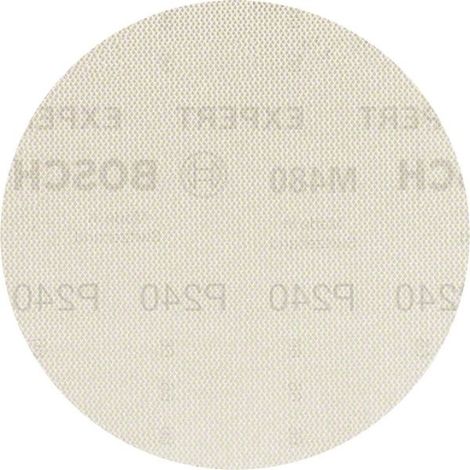 Bosch Professional 50x Abrasivi a Rete Expert M480 per Legno Duro, Vernice su Legno, Ø 150 mm, Grana 240, Accessorio Levigatrice Rotoorbitale (1/5)