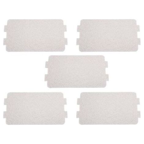 Plaque Mica Micro Ondes, 5 Pièces Feuille De Mica Micro Onde, Remplacement De Couvercle De Guide D'ondes Pour Micro-ondes, Bouclier En Carton Pour Micro-ondes (1/5)