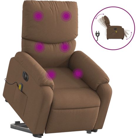 Maison Exclusive - Elektrischer Massagesessel mit Aufstehhilfe Br