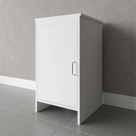 Mobile multiuso lavanderia 45x50 cm in PVC con ripiano interno Kandy (1/5)