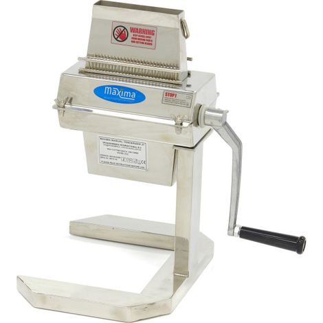 Attendrisseur de viande - 2 rouleaux - 27 lames - Entrée de 12,5 x 2,5 cm - Maxima (1/5)