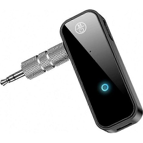 Adaptateur Bluetooth sans fil avec prise AUX 3,5 mm, récepteur/émetteur Bluetooth, compatible avec les haut-parleurs de voiture, les casques audio, les tablettes, les ordinateurs portables, les télévi (1/4)