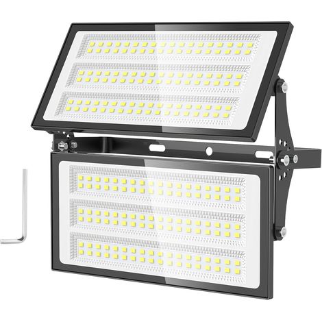 200W Projecteur LED Extérieur - 20000LM Lumineux Spot LED Extérieur avec Transformateur, Projecteur Exterieur Blanc Froid 6500k, IP66 Étanche Eclairage Exterieur pour Garage, Cour, Stade (1/5)
