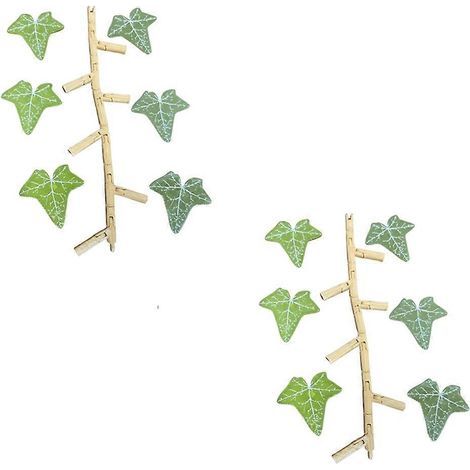 Aimant de réfrigérateur imprimé en 3D motif lierre (2 pièces) (1/5)