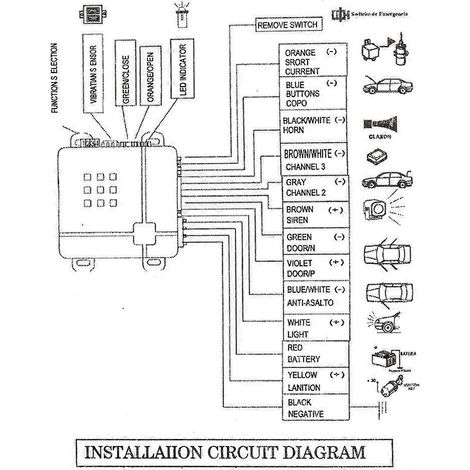 Système de sécurité universel pour voiture, alarme antivol, protection contre le vol, 2 télécommandes (1/4)