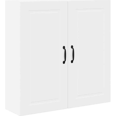Meuble mural de cuisine,Armoire de cuisine Blanc 80 x 31 x 80 cm Bois d'ingénierie CFW51275 (1/5)
