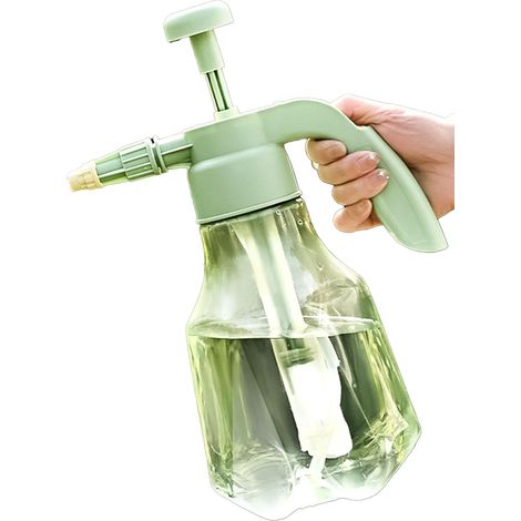 1.5L Pressure Sprayer, Adjustable Mist Nozzle (Green) (1/5)