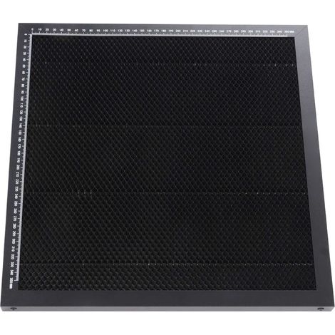 Table de découpe laser en acier allié dur à dissipation thermique rapide, structure alvéolaire en forme de ruche, pour graveur laser 400 x 400 mm (1/5)