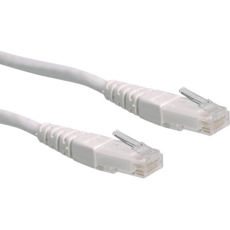 ROLINE UTP Cat.6 2m - Cable de red (2 m, Cat6, U/UTP (UTP), RJ-45, RJ-45, Blanco)