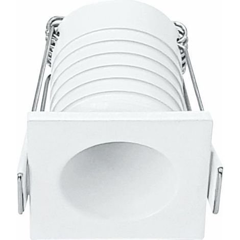 Nano Pulsar Sq Recessed - Faretto da incasso per interni 3.5W Fascio 30° Bianco Opaco Punto luce piccolo 35mm 3000K - Beneito & Faure (1/2)