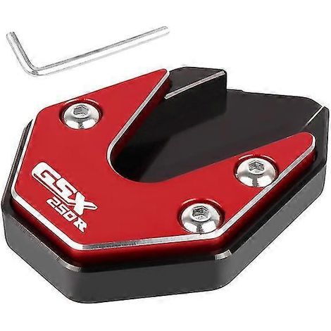 Seitenständer-Verlängerungsplatte für Suzuki GW250 GSX250R GSX 250 R 2021-2022 DL250 Motorrad – rot – GSX250R