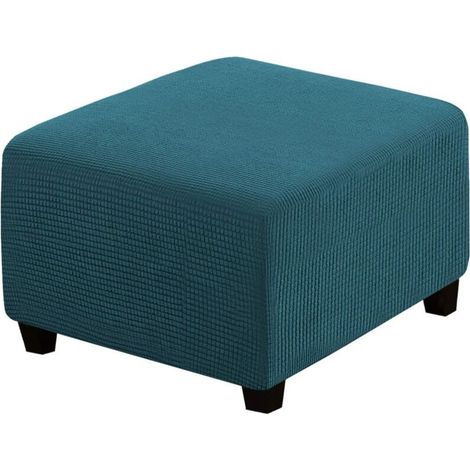 Housse de pouf extensible Housse de protection pour pouf Protecteur de pouf Housse de rangement pour pouf Protecteur de meubles Housse de protection Soft Rectangle avec ceinture élastique (1/4)