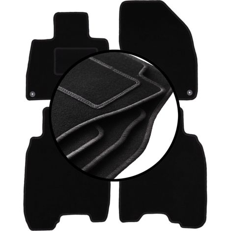 Komplettset Veloursmatten für: Honda Civic VIII (UFO) Fließheck (2006-2012) (1/5)