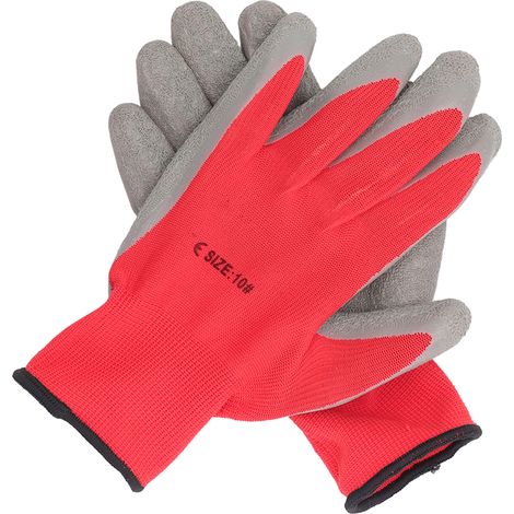 Ortviai Gants de Sécurité Anti-Coupure – 3 Paires, Latex/Nylon, Souples, Respirants et Haute Adhérence pour Jardinage et Bricolage