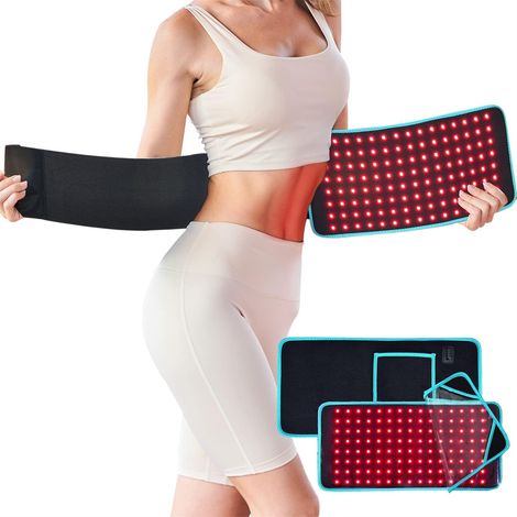 1 Ceinture de luminothérapie, 108 LED, 660nm et 850nm, minuterie, soulagement des douleurs musculaires (1/5)