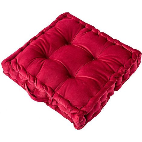 Coussin rehausseur 38x38 cm - Assise imperméable pour chaise de bureau, salon, jardin - Coussin de chaise ajustable (1/5)