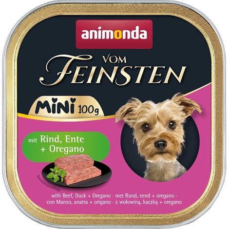 Animonda Vom Feinsten MINI pato de terneraregano 100g
