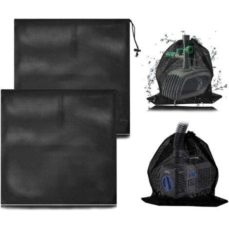 Ulisem Filter Bags, Set of 2, with Drawstring, for Biological Water Pumps (45 x 45 cm) (1/4)
