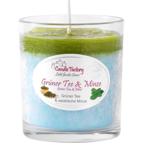 Candle Factory Party Light Kerze Grüner Tee & Minze Duftkerze 201129