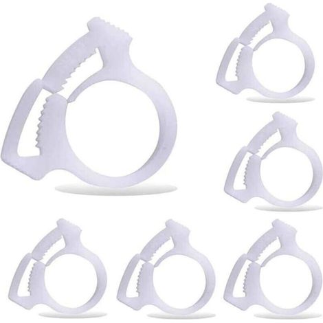 6-teiliges Set B15-Schlauchschellen für Poolreiniger, passend für Polaris 180, 280, 360, 380 und 480 Poolreiniger