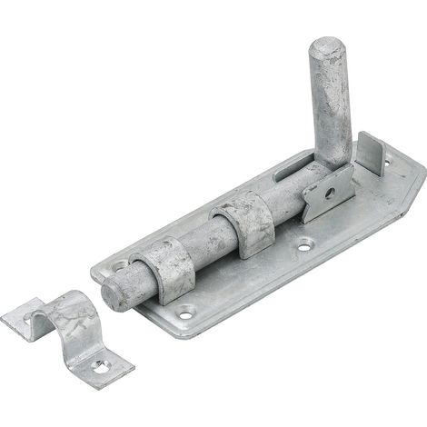 VORMANN Bolzenriegel mit Schlaufe, gerade, 160X65 Stahl, feuerverzinkt (1/3)