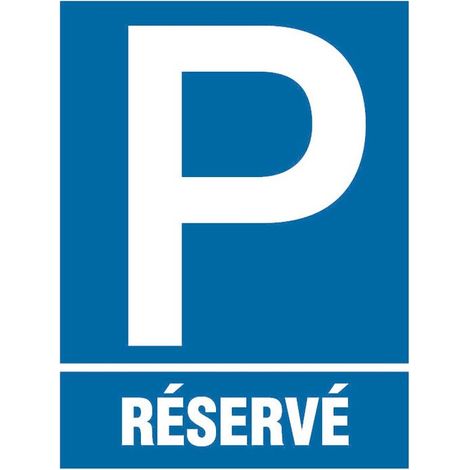 Panneau Parking réservé - Rigide 330x400mm - 4181011 (1/2)