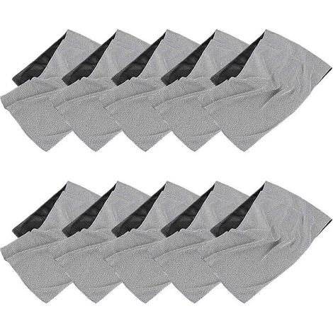 Serviette de sport grise claire à séchage rapide, idéale pour la salle de sport. (1/5)