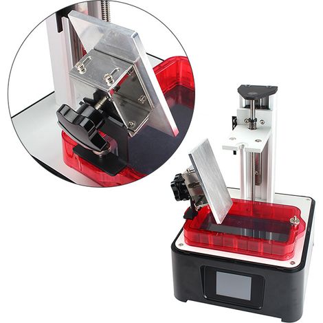 3D printer accessories: photopolymer ingot dispenser, drip tray, platform, inverted tool, resin recycling. (1/4)