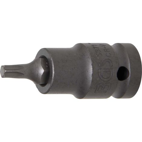 Punta de vaso de impacto longitud 55 mm entrada 12,5 mm (1/2") perfil en T (para Torx) T30 (1/3)
