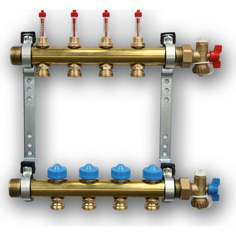 Roth Heizkreisverteiler FlatConnect mit DFA HK 2 1"AG