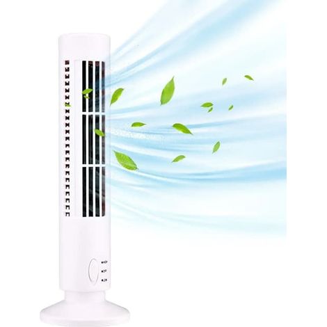 Ventilateur colonne Rumi - Ventilateur sur pied avec télécommande - Minuterie - Ventilateur colonne - Ventilateur - Ventilateur colonne portable sans pales (1/5)