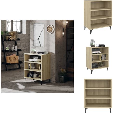 Buffet chêne sonoma 57x35x70 cm bois d'ingénierie - Buffet - Buffets - Armoire À Livres - Armoires À Livres (1/5)