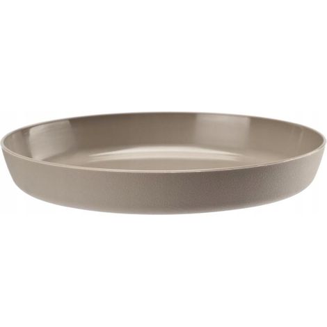 Soucoupe pour pot de fleurs en plastique beige Azalea 13 cm