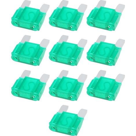 Lot de 10 fusibles maxi de 29 mm pour voiture, 32 V, 30 A, pour automobile, camion, camping-car, bateau (1/5)