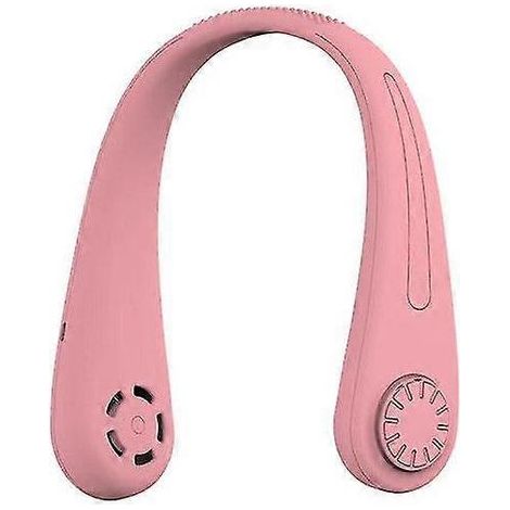 Filiyano-Ventilateur de cou rafraîchissant pour l'été, sans pales, rechargeable par USB, rouge (1/5)