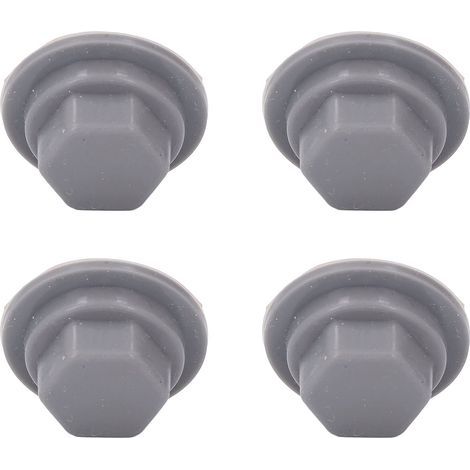 Couvercles de boulons à vis hexagonaux, 50 pièces, capuchons de protection hexagonaux étanches à la poussière, protecteur de tête en Silicone M10 12.5mm/0,49 pouces de hauteur (1/5)