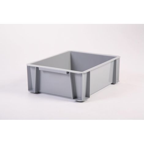 IRIS OHYAMA Recycling-Abfallbehälter, grau, 8 l, B 28 x T 35 x H 12 cm IRIS
