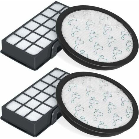 Paquete de 2 filtros HEPA para aspiradoras Rowenta Silence, accesorios de filtro de repuesto ZR903701, Force Cyclonic 4AAAA RO7647EA RO7663EA RO7676EA RO7681EA (modelo RO76xx) H246 (1/4)